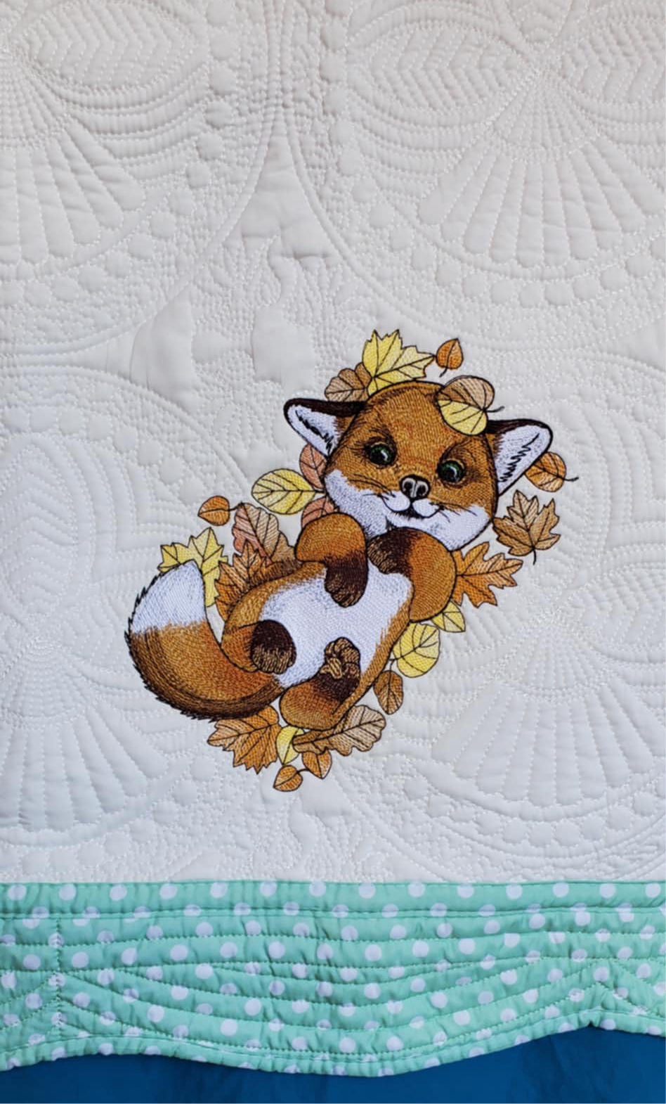 Fox Baby Blanket