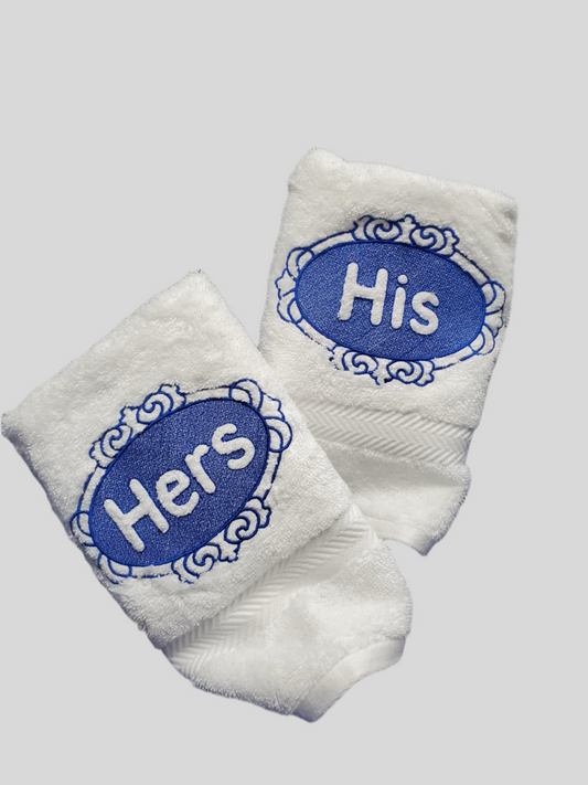 His and Hers Hand Towels